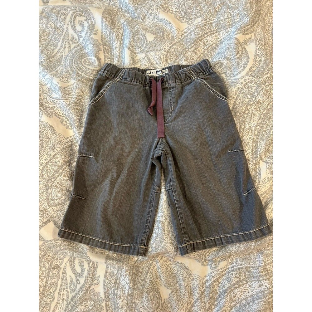 Mini Boden pull on Jean shorts